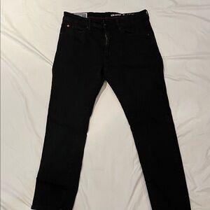 MBX Slim Straight Men's Black Jeans